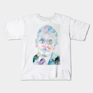 JAMES JOYCE - watercolor portrait .4 Kids T-Shirt